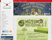 Tablet Screenshot of postamuzeum.hu
